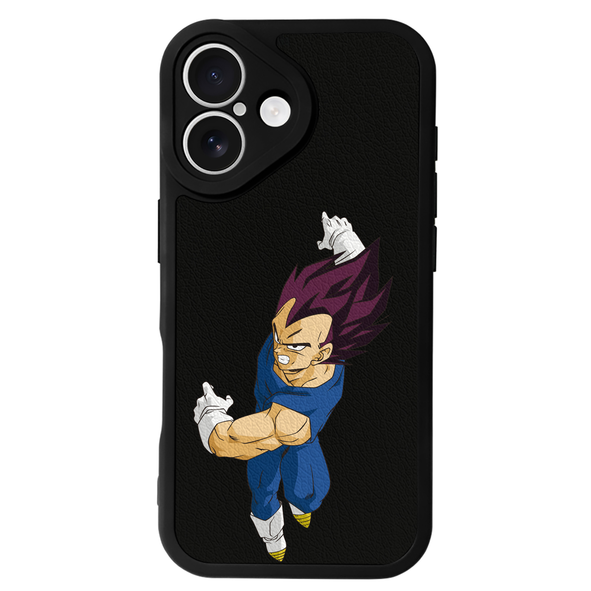 （画像用） ドラゴンボール ベジータ四世（Bejīta Yonsei）DRAGON BALL Vegeta IV 【iPhone 16シリーズ対応】シリコンスマホケース（レザー調） 材質：シリコン